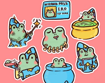 Wizard Frog - Wizard School Set - Planner/Bullet Journal Sticker Pack