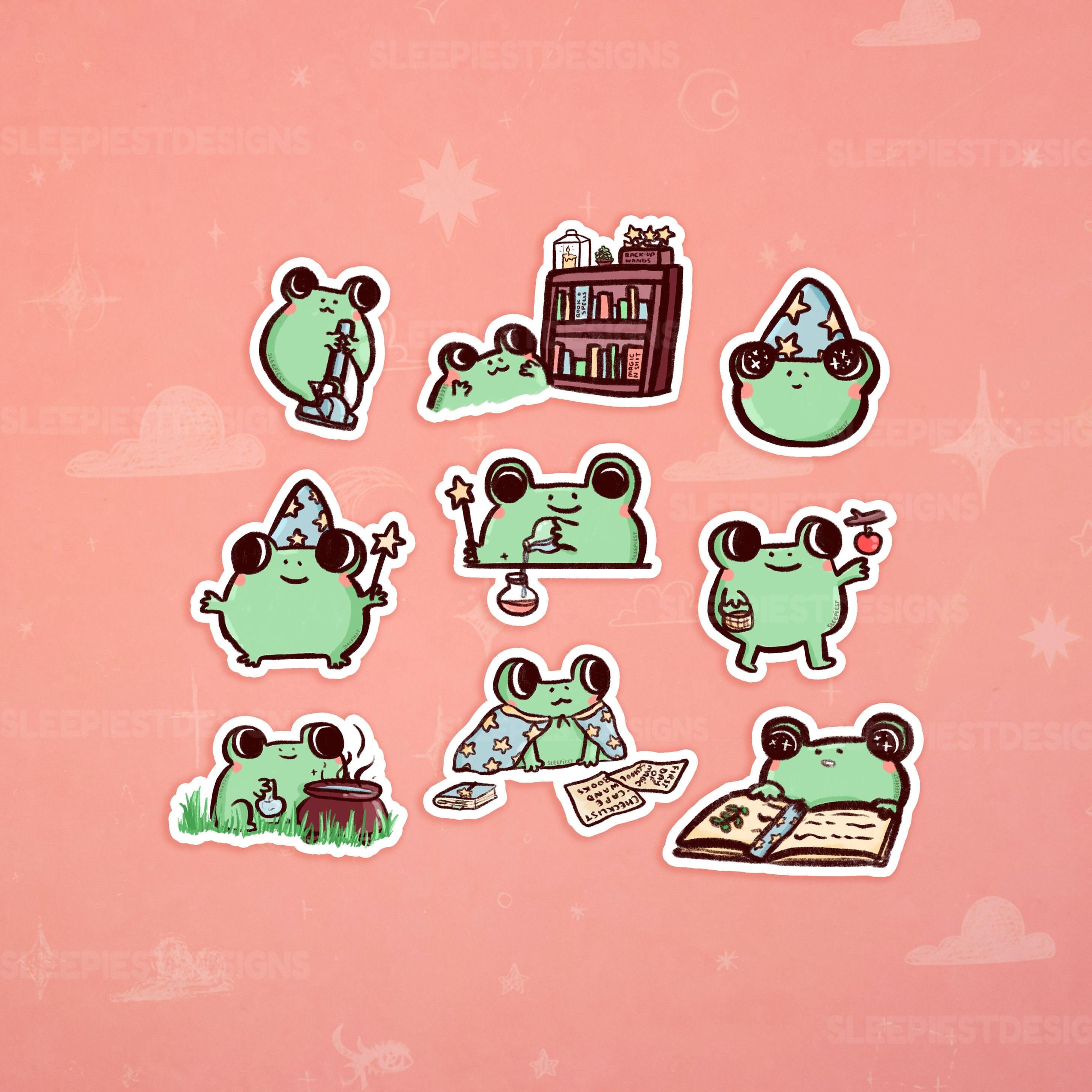 Wizard Frog - Planner/Bullet Journal Sticker Pack