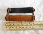 Vintage bentwood case wood grip hinged handle fittings x old Singer 99K Simanco 87724 124307 sewing machine fits others mid 20th century