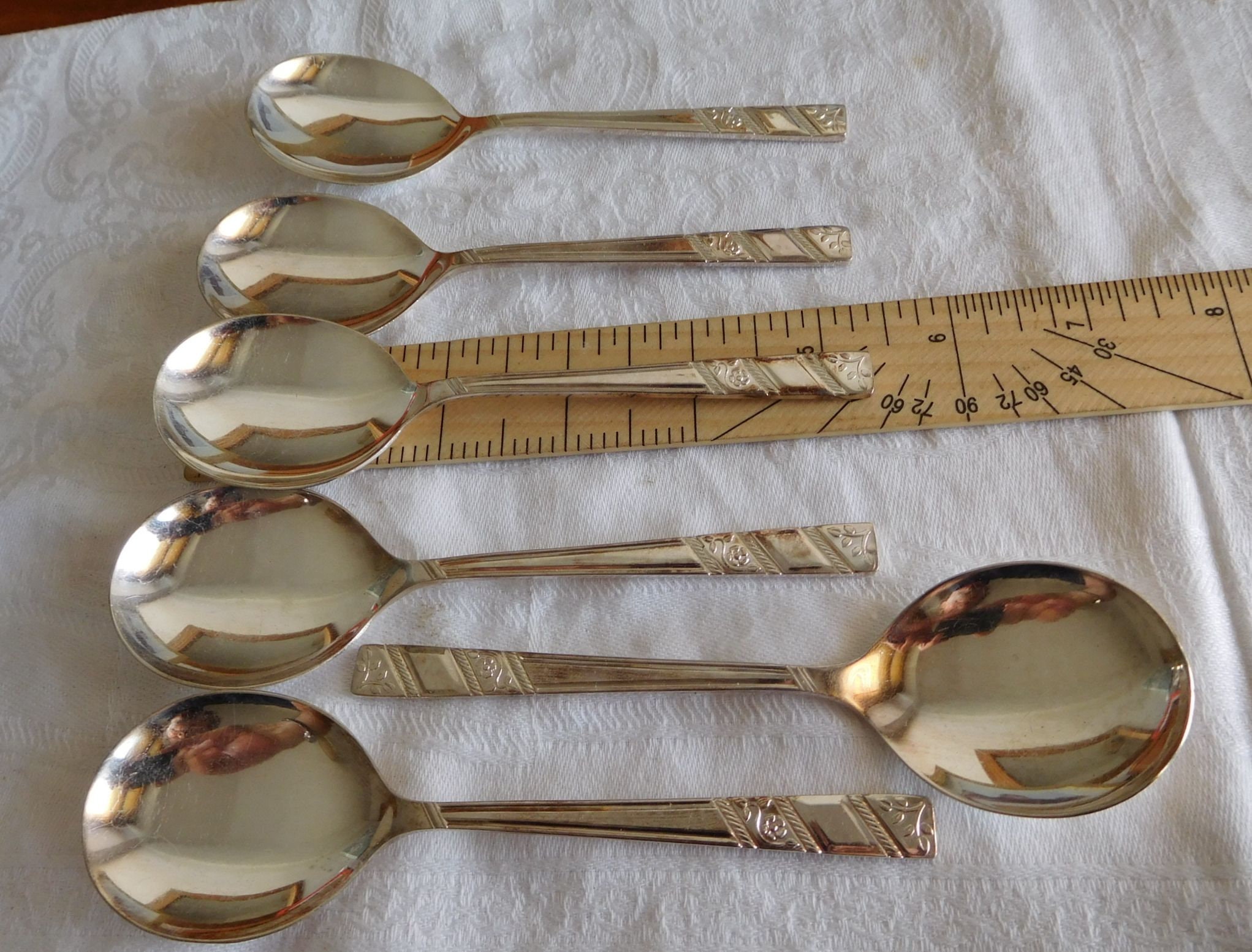 Home & Living Dessert Forks Good Quality Rose Pattern Set of Fruit