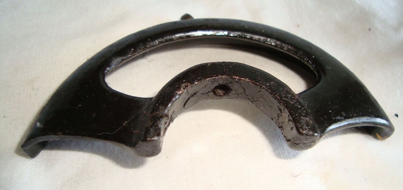 Vintage Singer sewing machine belt or pulley guard from 28K antique 1910 machine with screw As removed