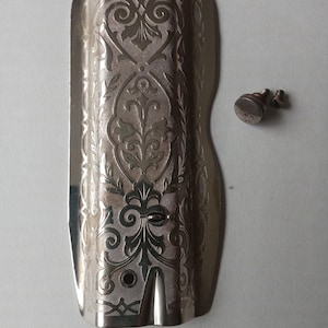 Singer 66K Sewing Machine Face Plate: Simanco 32667, 1930s Vintage Part