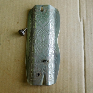 Face Plate for Singer 66K, Sewing Machine & bolt, Simanco 32667 faceplate Vintage sewing supply part sewing machine from 1920s end plate