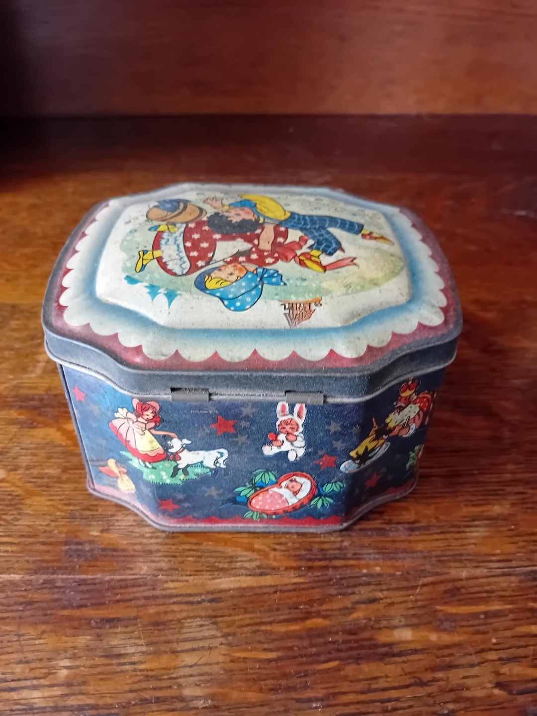 Vintage George W. Horner Sweets Tin – Jack & Jill Nursery Rhyme ...