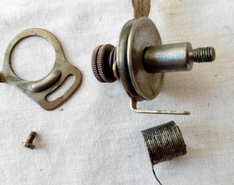 Vintage 28K Singer Sewing machine upper thread tension assembly with spring Simanco 2102, 8245, 8237, 1274 etc ex machine genuine part