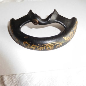Vintage Singer sewing machine belt or pulley guard from 28K antique 1910 machine with screw As removed