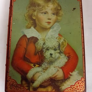 Vintage Book Shaped &#39;Master Simpson&#39; tin money box stash can
