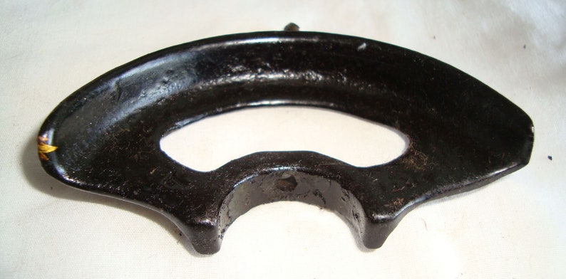 Vintage Singer sewing machine belt or pulley guard from 28K antique 1910 machine with screw As removed