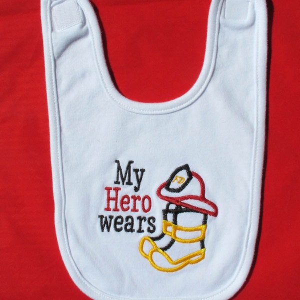 Firefighter Hero Bib