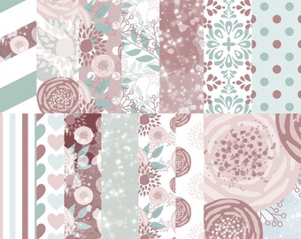 Pink gray background | Etsy