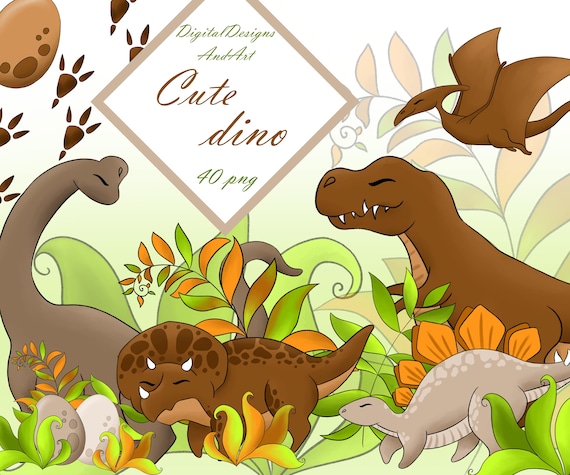 Dinosaur clipart, dinosaur illustration, Dino clipart, dino illustration, planner clipart, sticker clipart, stegosaurus, tyrannosaurus rex