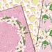 Lily Digital Paper, Lilium Patterns, Floral Papers Pack, Watercolor ...
