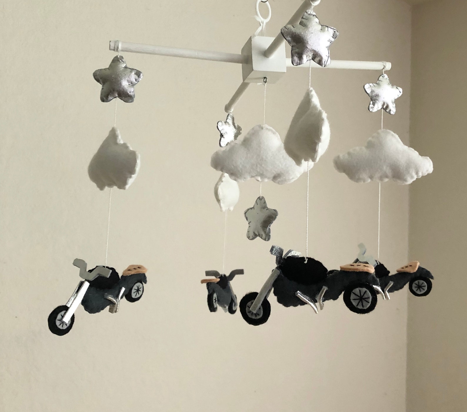 Baby mobile Harley Mototcycle Harley baby mobile motorcycle Etsy