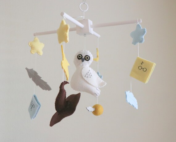 Hibou Bebe Mobile Mobile Harry Potter Inspire Mobile Lit Etsy