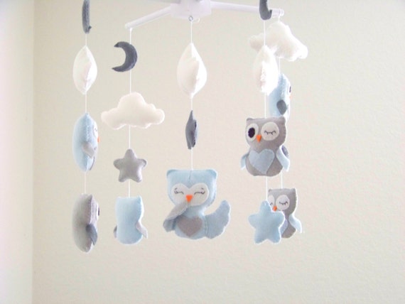 owl baby mobile