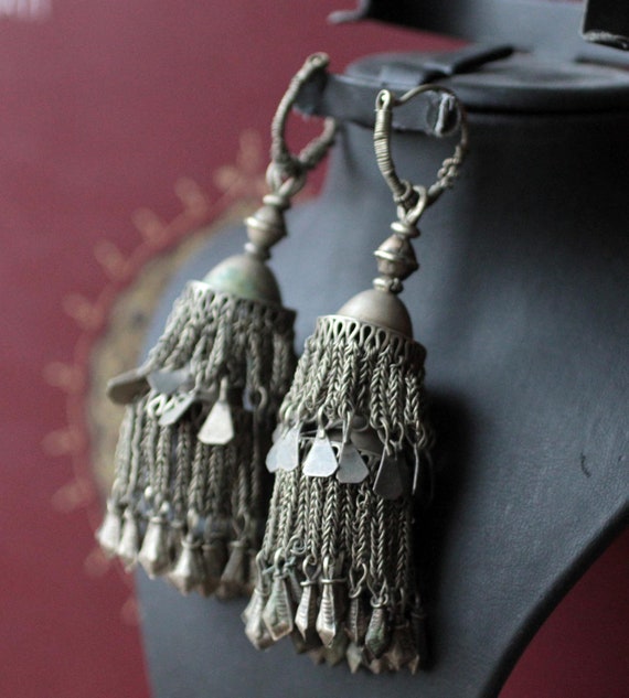 Details about / Vintage Hazara Afghan Tribal Hair Clip Barrette #6902