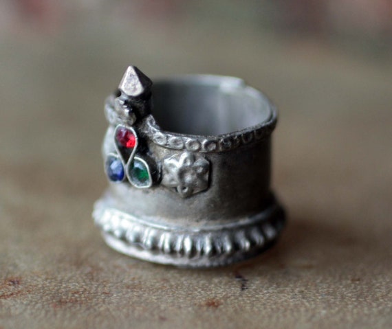 Afghan Kuchi Tribal Malachite stone Ring Bohemian Jewelry,Kuchi Ring,Afghan Jewelry,Green Ring,Hippie Ring,Free Shipping Gift for her
