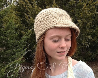 crochet hat pattern, crochet newsboy pattern, crochet adult hat pattern, crochet adult newsboy, newsboy pattern, crochet newsboy hat