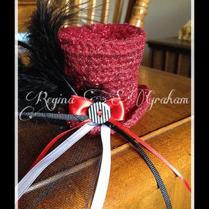 Crochet Pattern top hat, top hat crochet pattern, mad hatter pattern, crochet costume pattern, craft costume pattern, crochet top hat