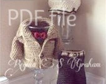 crochet boy pattern, crochet suit pattern, crochet baby dress pattern, crochet baby boy, baby boy pattern, boy crochet pattern, baby suit