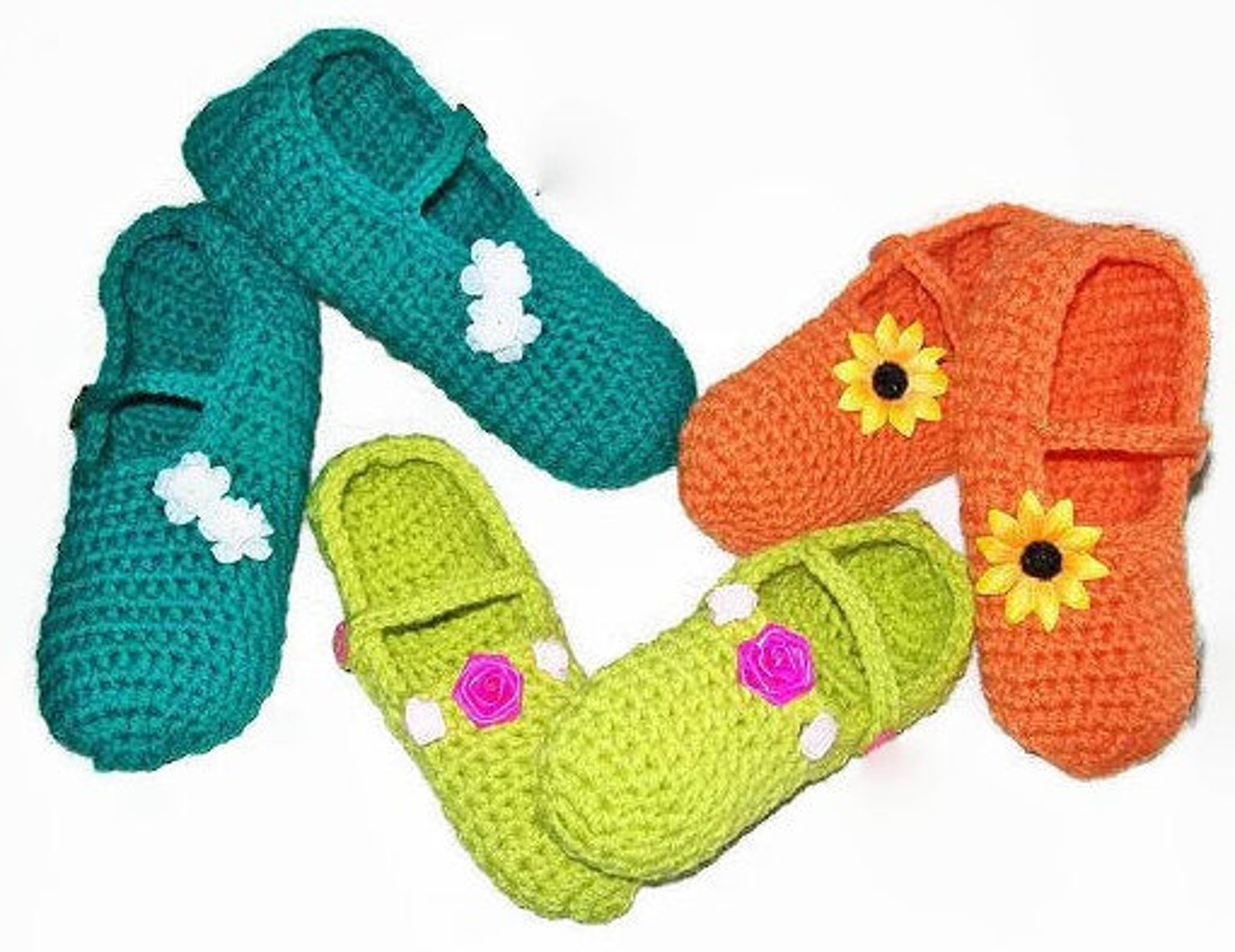 ballet slippers pdf pattern - easy slipper pattern - family ballet shoes - girls open shoes - ballet pattern - slipper download