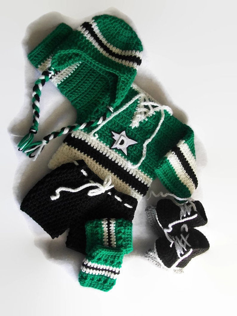 NHL Dallas Stars Personalised BabyGrow OnePiece Bodysuit Vest Hockey