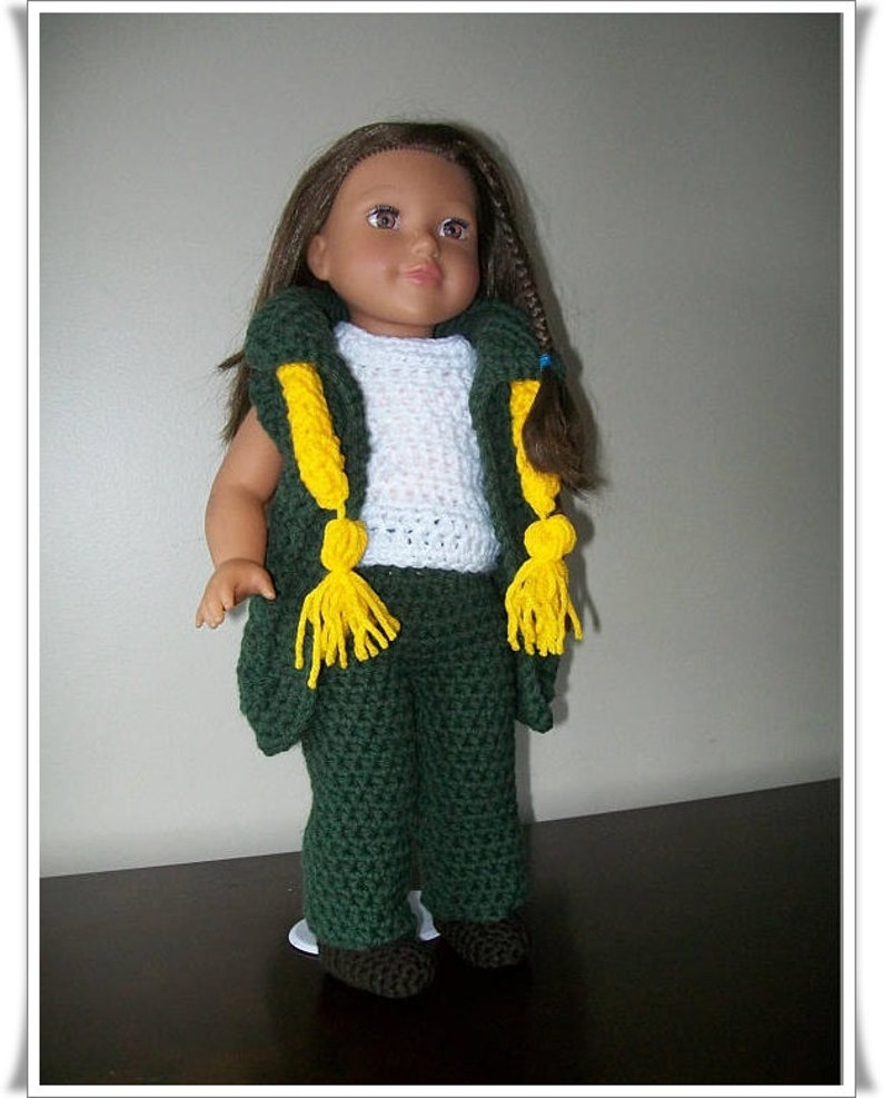 crochet doll vest