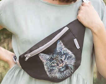 THE GALAXY CAT fannypack