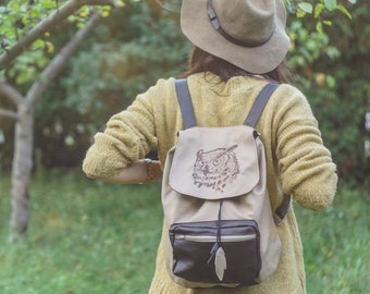 BACKPACK WITH OWL