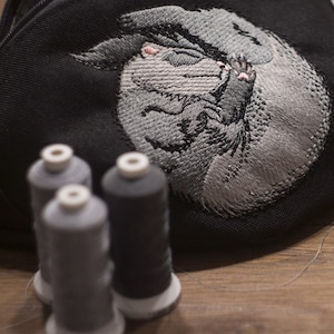 THE FERRET in gray - fanny pack