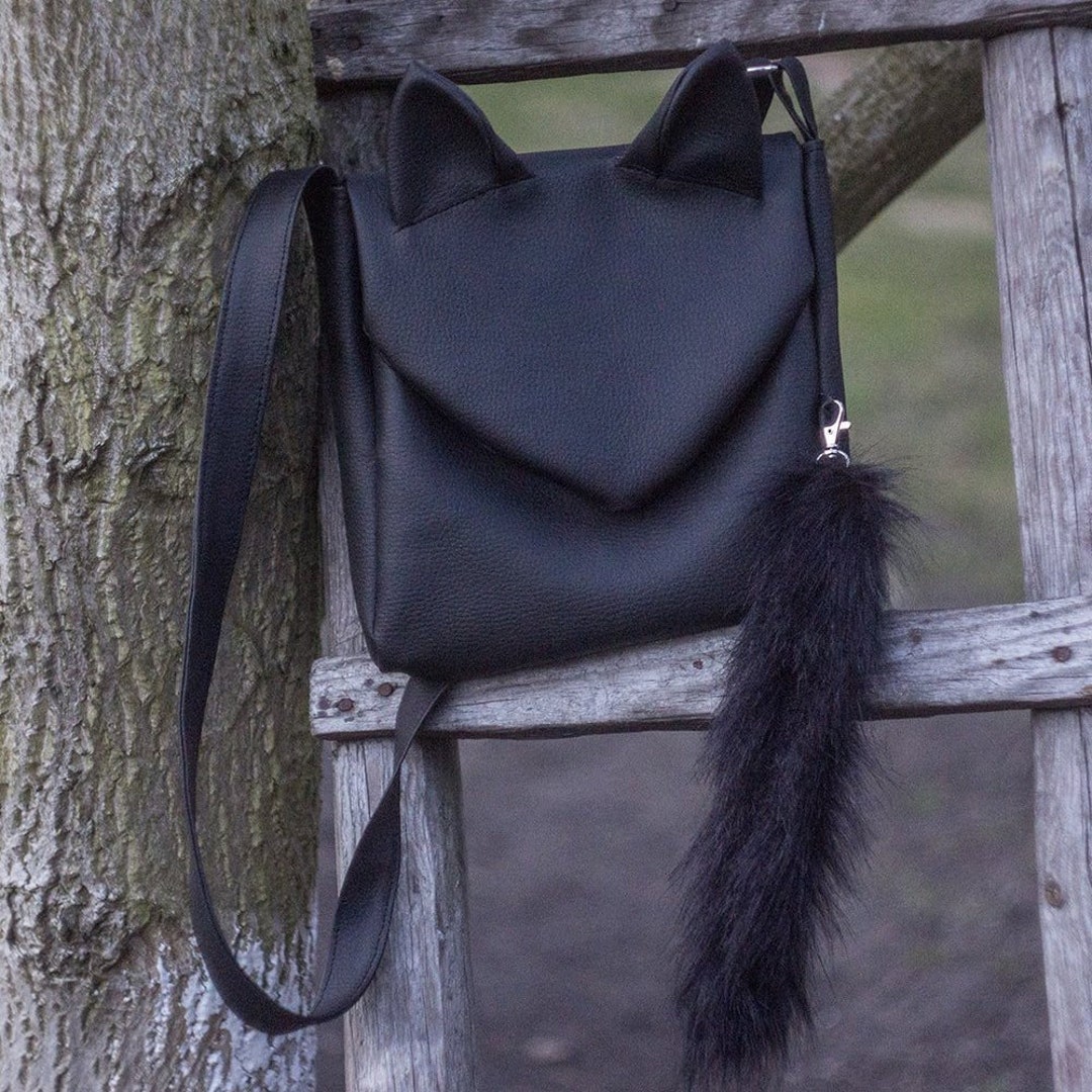 THE CAT Messenger Bag Etsy