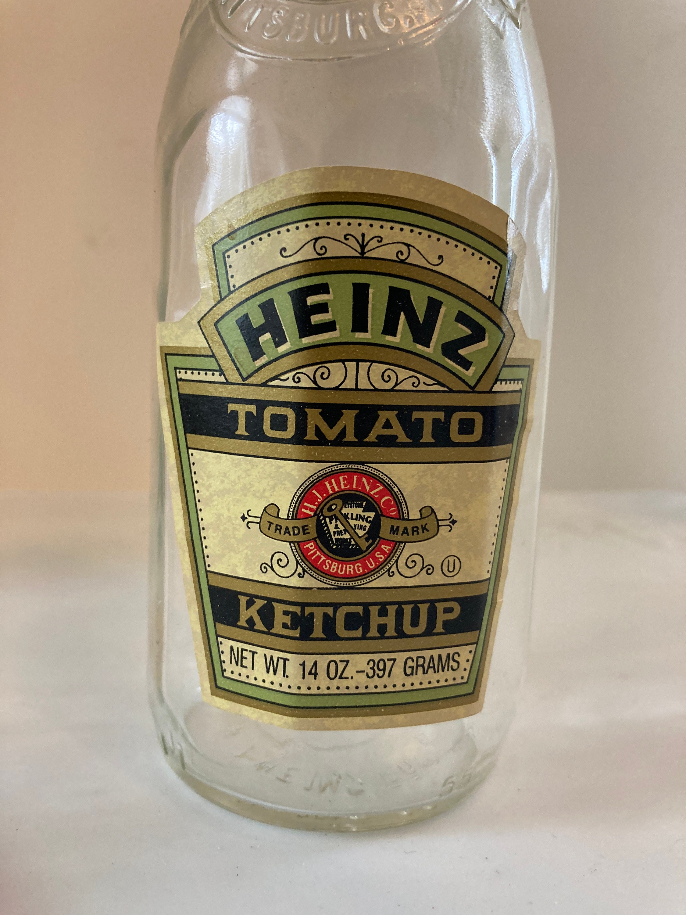 Heinz Classic Glass Ketchup Bottles, 14 Ounce (Pack of 3)