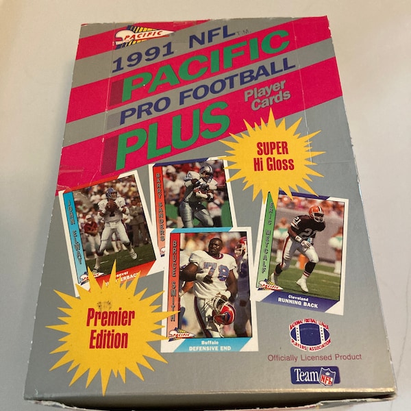 Football Card Unopened Box Etsy