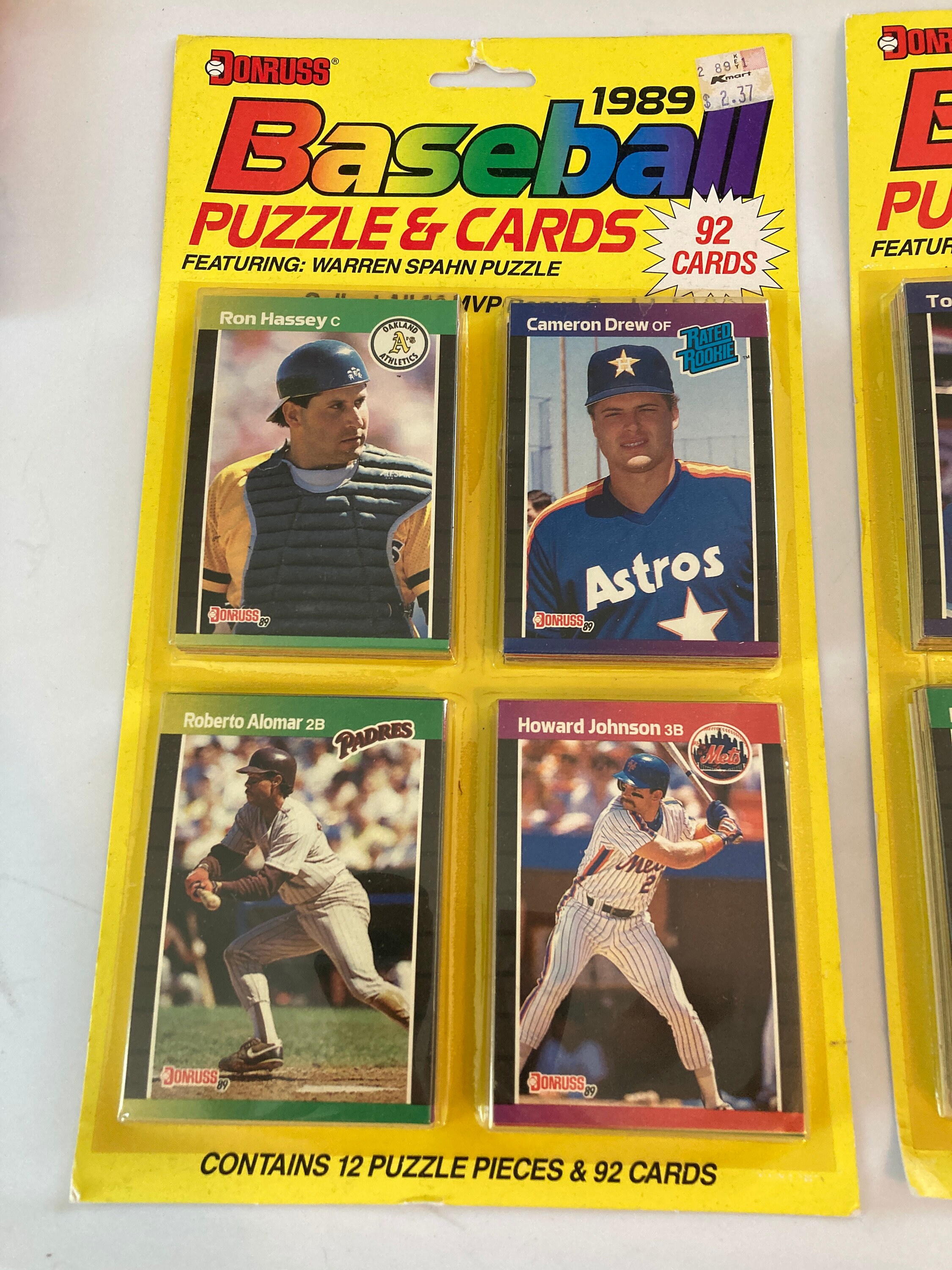 2 Unopened Blister Packs 1 Cello Pack 1989 Donruss Baseball - Etsy