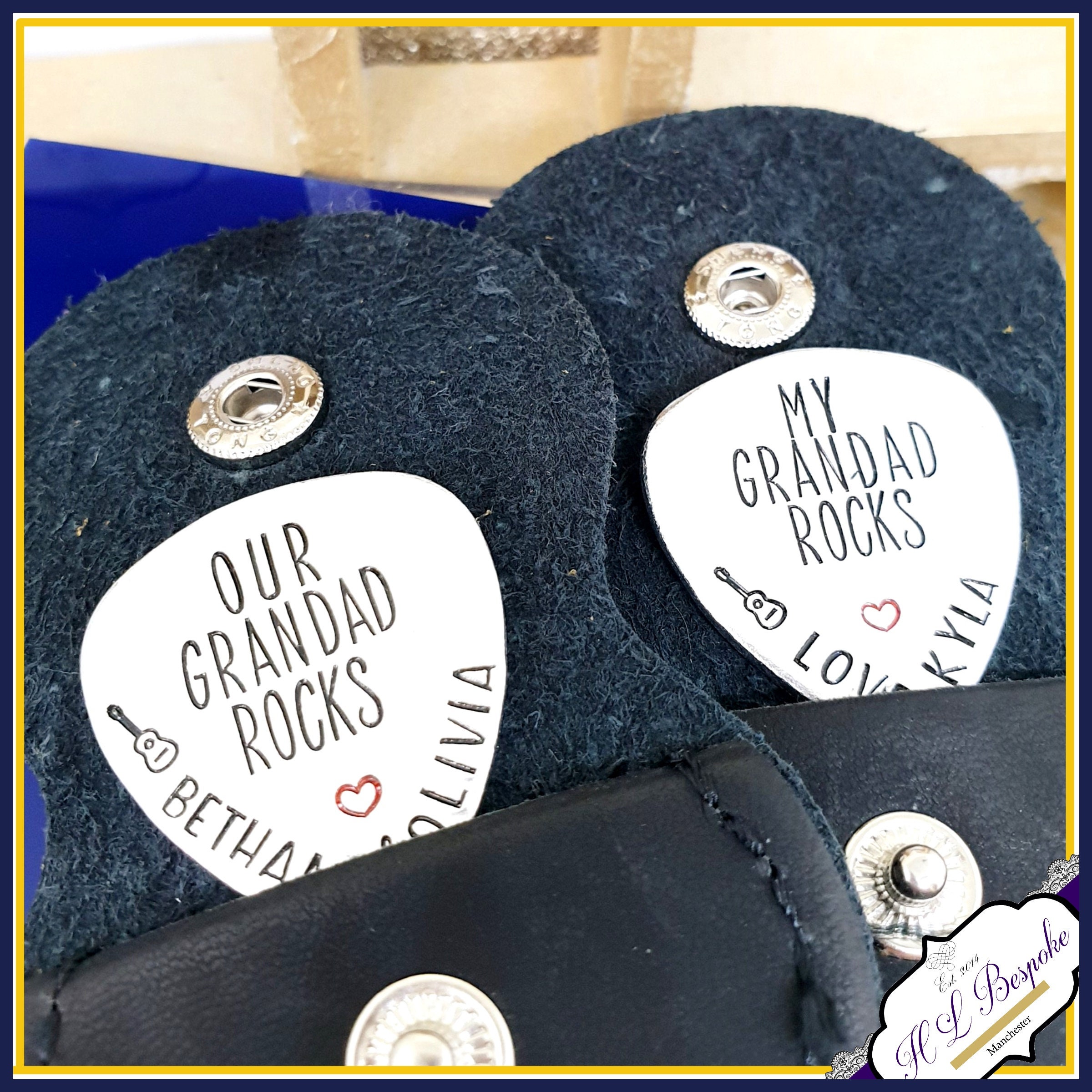 You Rock Guitar Pick - You Rock Grandad - Father's Day Gift - God…