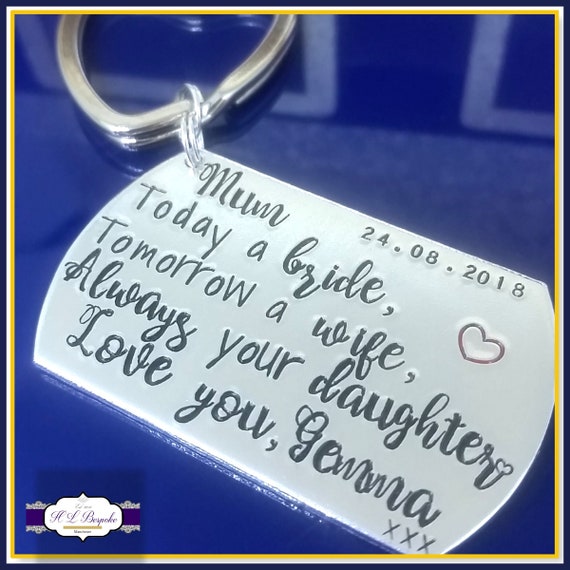 father of the bride keyring