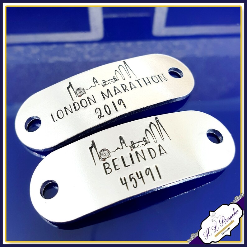 Pair Marathon Trainer Tags with Runner Number London Etsy