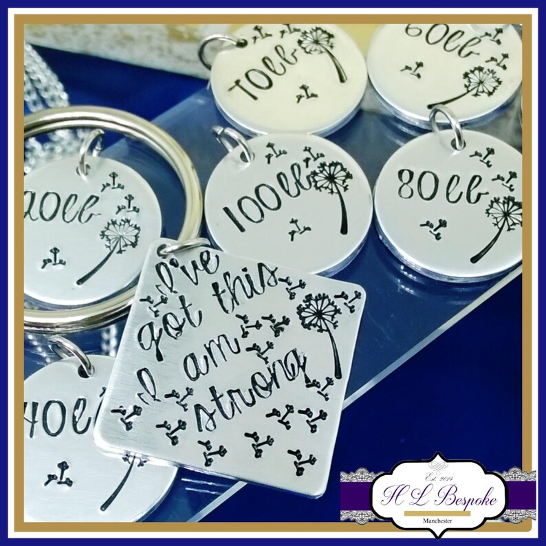 Weight Loss Tracker Jewellery Weight Loss Necklace Weight Etsy