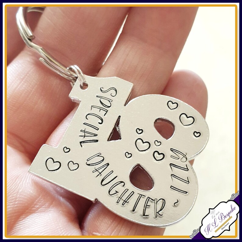 Personalised 18th Birthday Gift Keyring Special Age Birthday Etsy