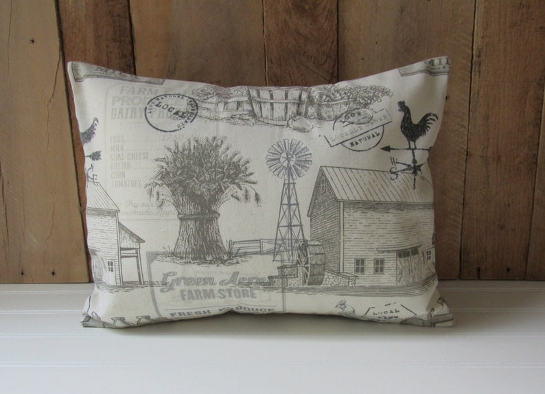 farm pillow cover/farmhouse pillow cover image 5