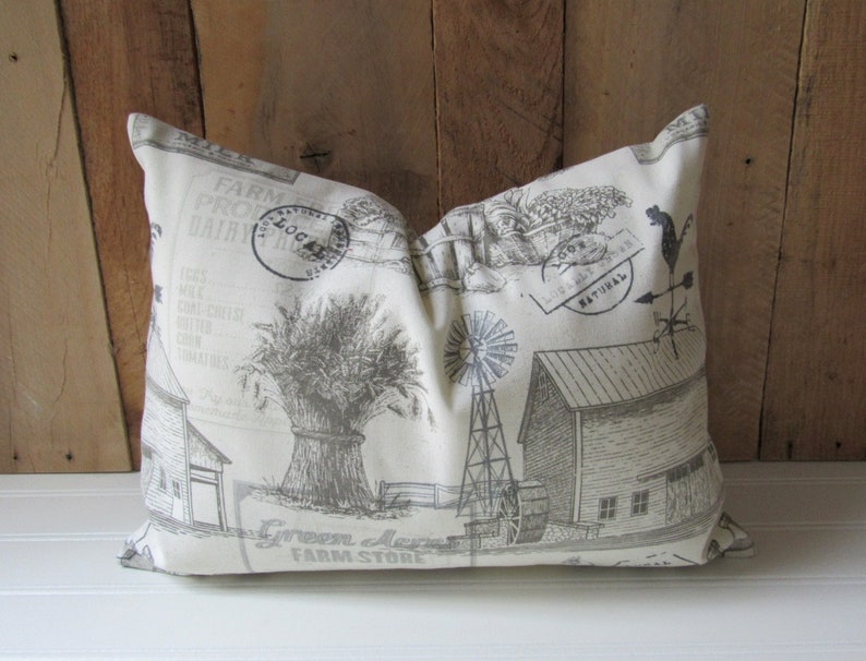 farm pillow cover/farmhouse pillow cover image 4