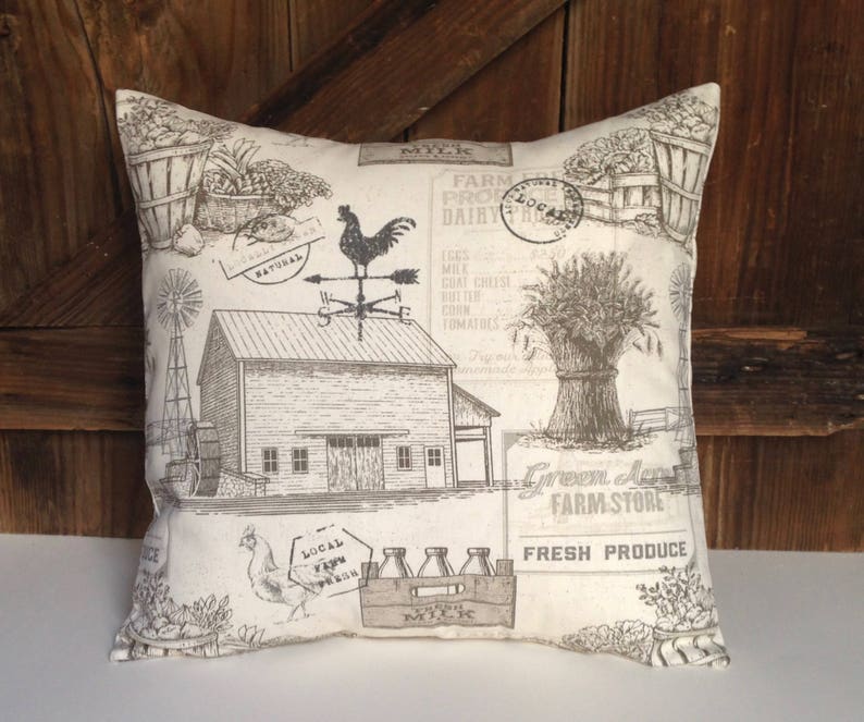 farm pillow cover/farmhouse pillow cover image 2