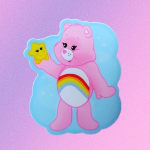 Rainbow Bear Vinyl Sticker