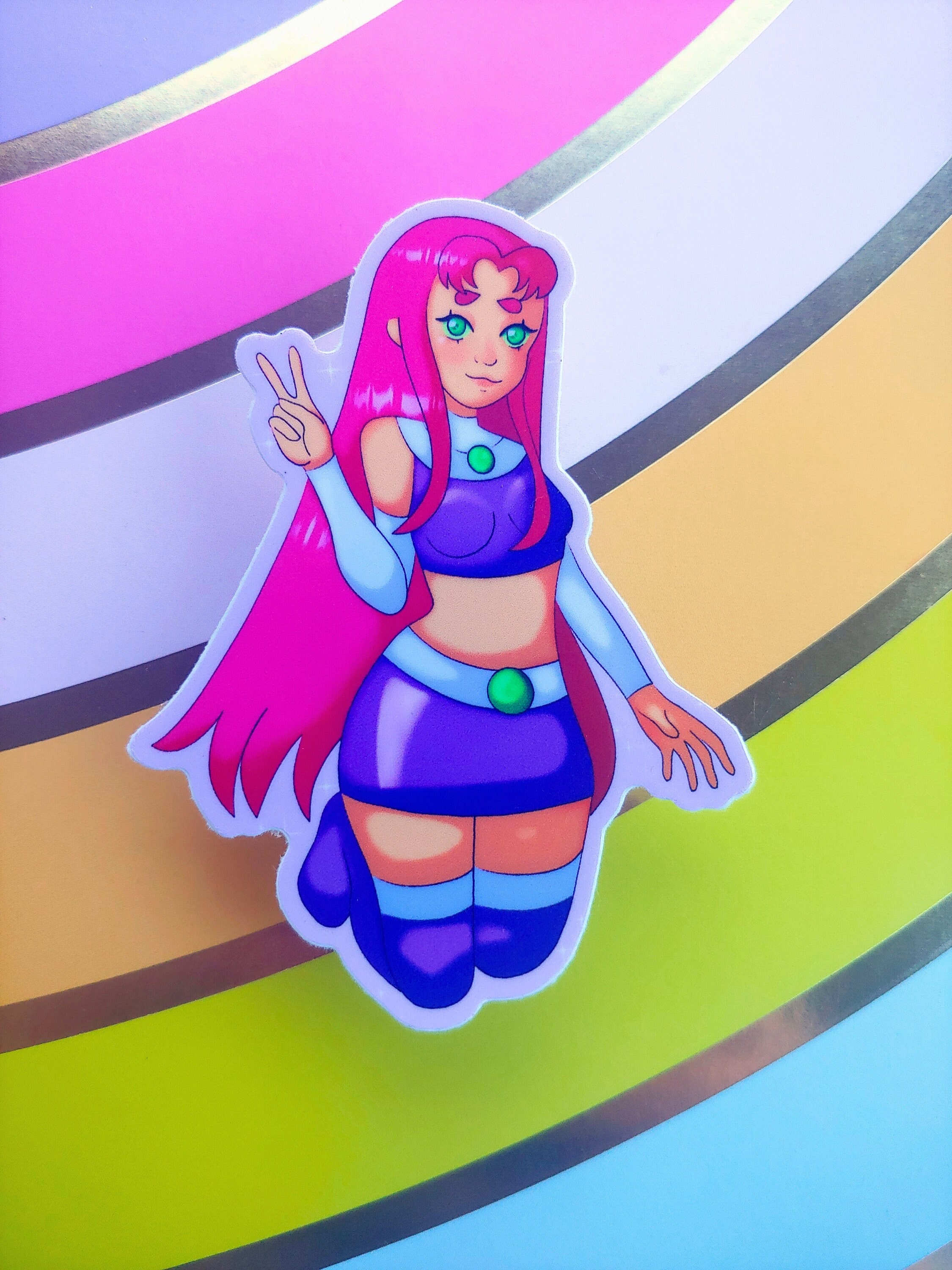Starfire Vinyl Sticker - Etsy