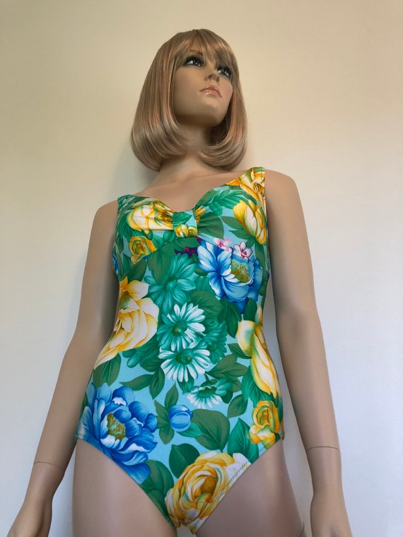 Vintage 70’s One Piece Bathing Suit, 1970’s Gotte… - image 3