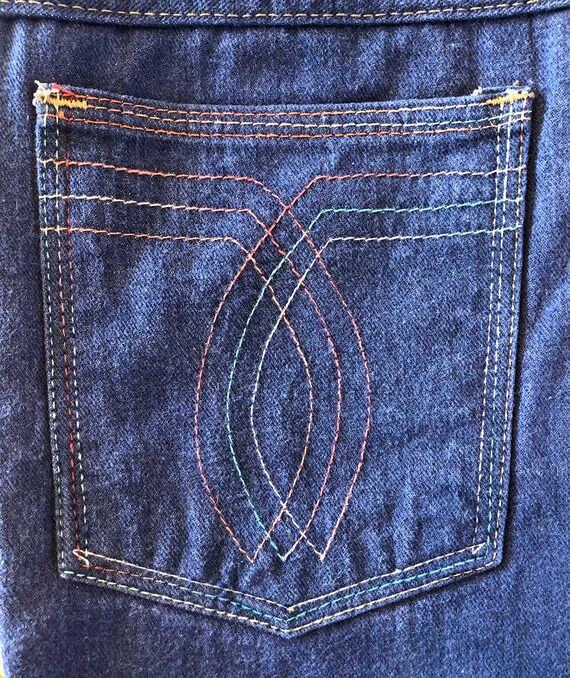 1970’s High Waisted Jeans, Vintage LONGSTREET Jea… - image 6