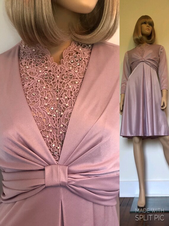 vintage lavender bridesmaid dresses Dusty Lavender Chiffon A-Line Bridesmaid Dress