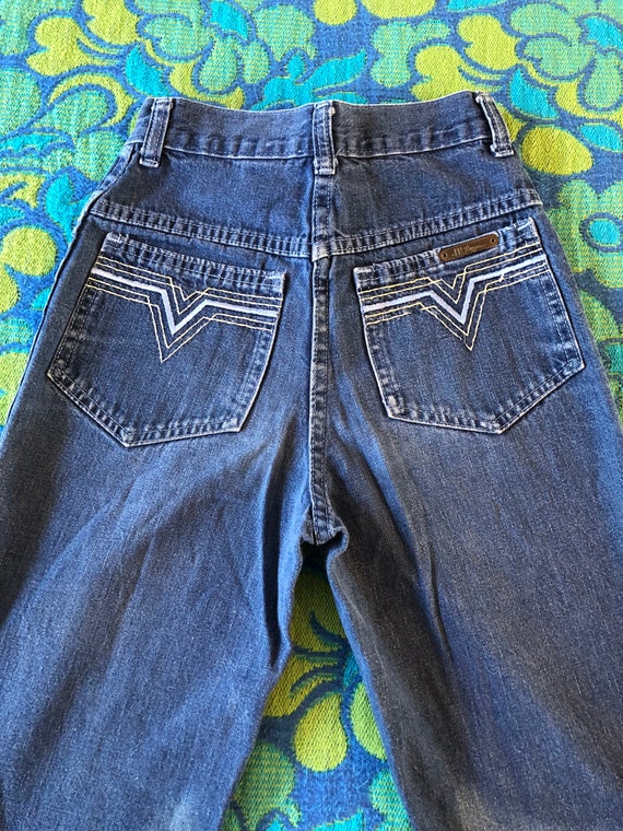 1970’s High Waisted Jeans, Sears JR Bazaar, Vinta… - image 1