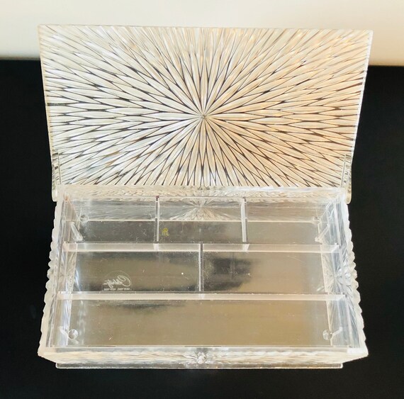Celebrity Jewelry Box, 1950’s Lucite Jewelry Box Made… Gem