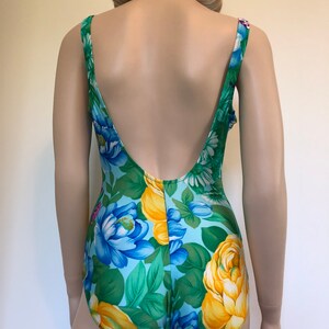 Vintage 70’s One Piece Bathing Suit, 1970’s Gottex Swimsuit, Size Small, Vintage Floral Swimwear, Tiki Oasis, 1970’s Floral Bathing Suit bild 8